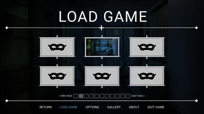 Save/Load menu