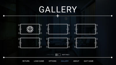Gallery menu