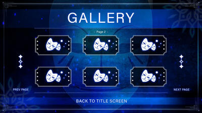 Gallery menu