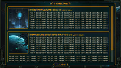 Lore menu
